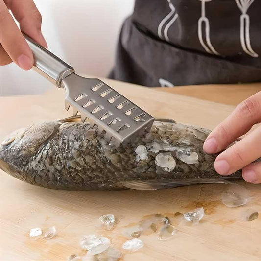 Fish Scale Remover Scrapper Scaler Cutter Cleaning Tools for Kitchen Essential